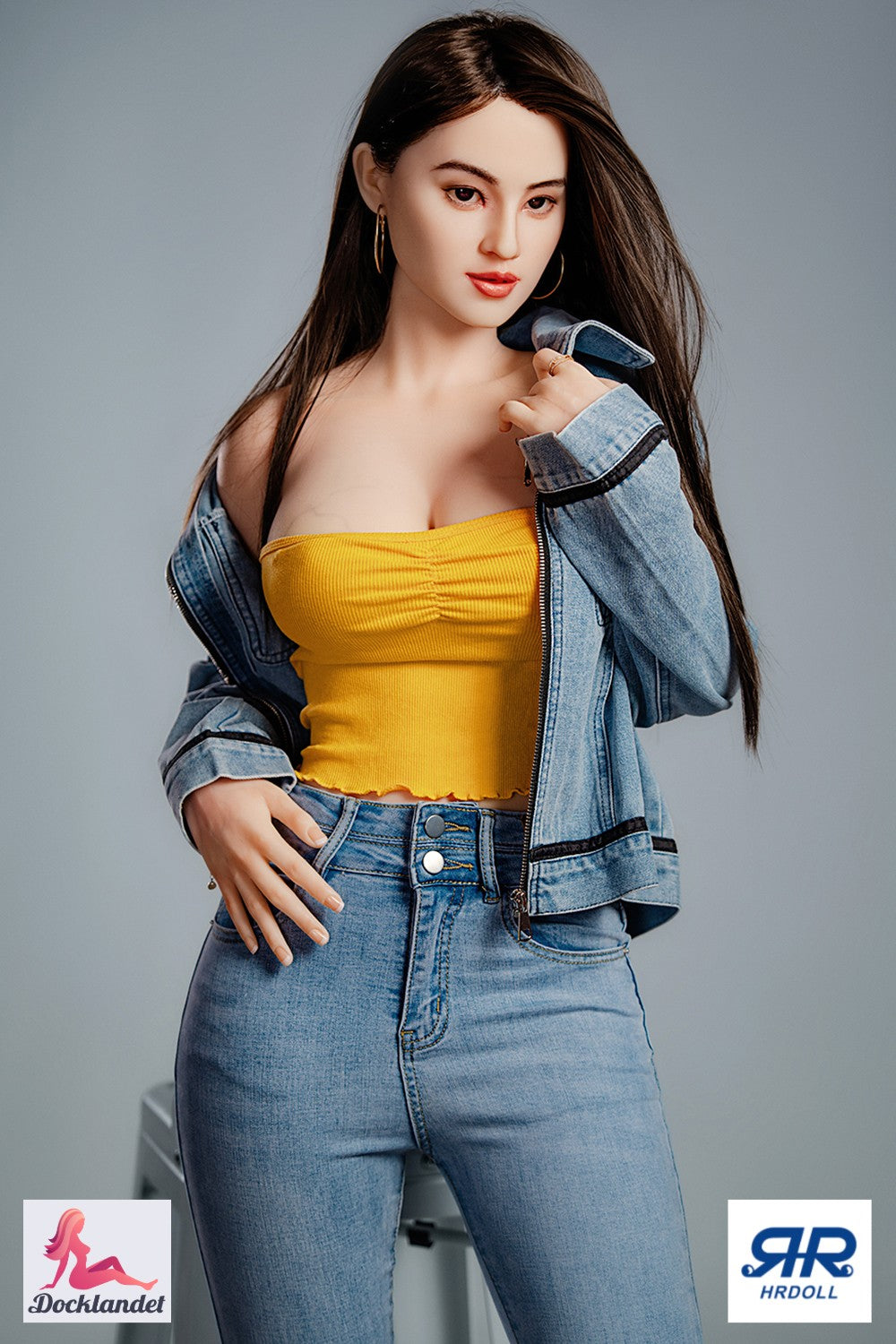 Kristāla seksa lelle (HRDoll 165 cm C-Cup #R13 silikona)