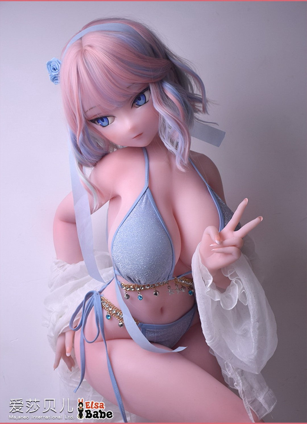 Natsuki Asuka seksa lelle (Elsa Babe 148cm AHR012 silikons)
