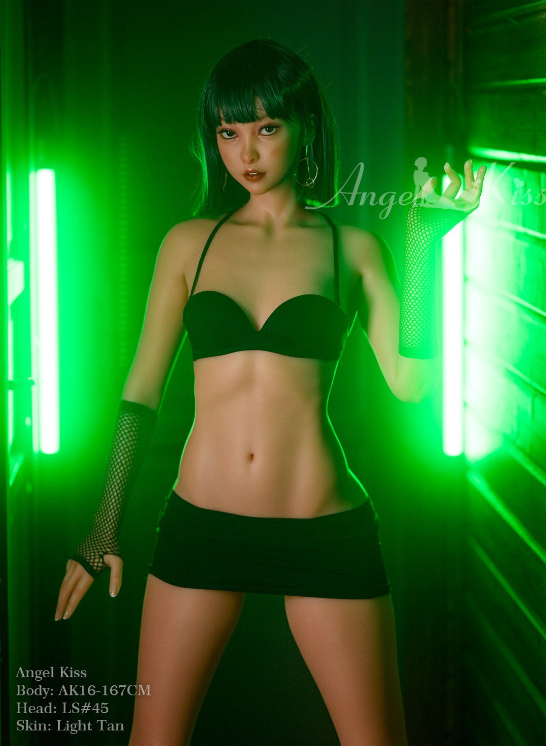 Lūsijas seksa lelle (AK-Doll 167 cm A-Cup LS#45 silikona)