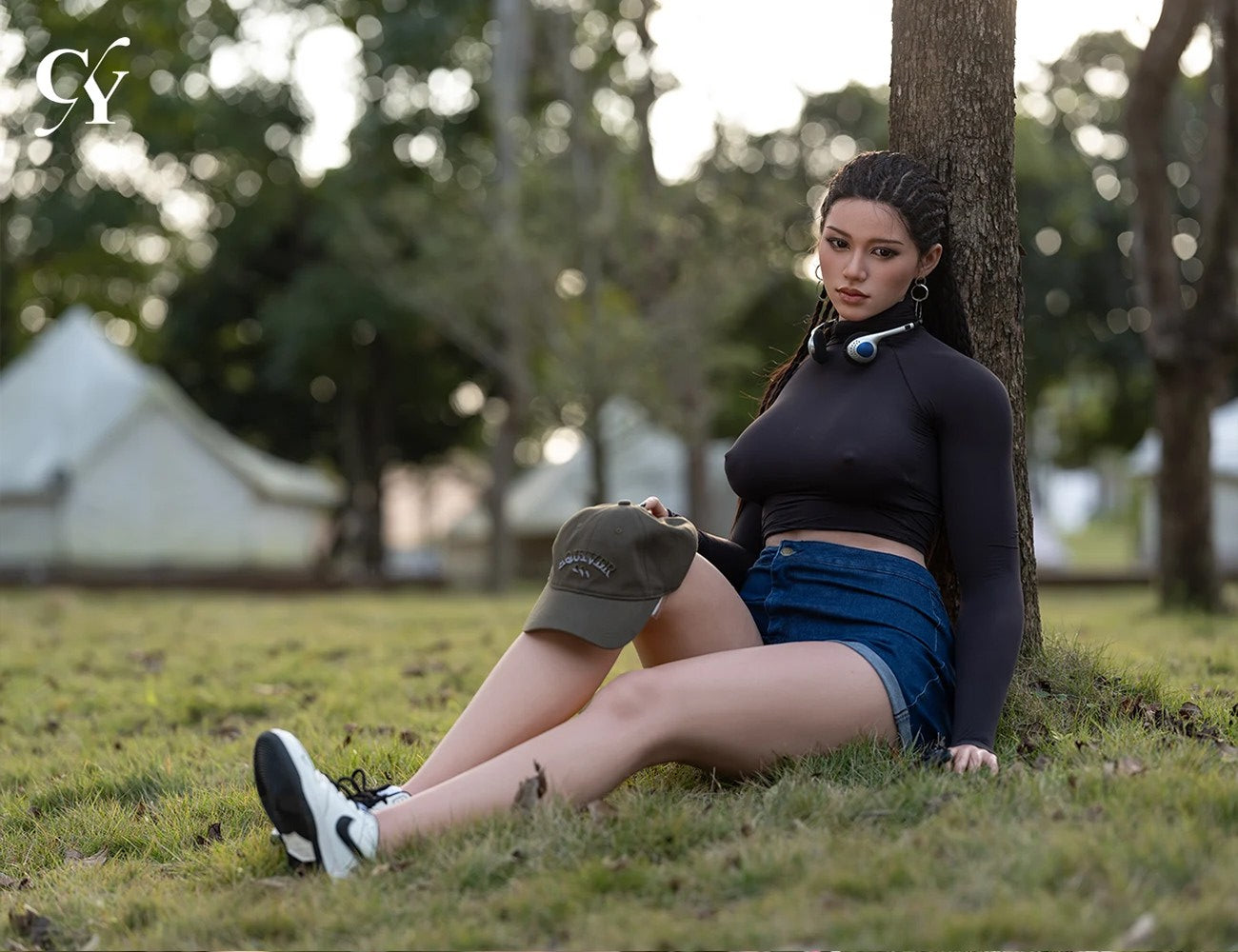 Amber seksa lelle (TOP CYDOLL 170 cm D veida kauss TPE + silikons)