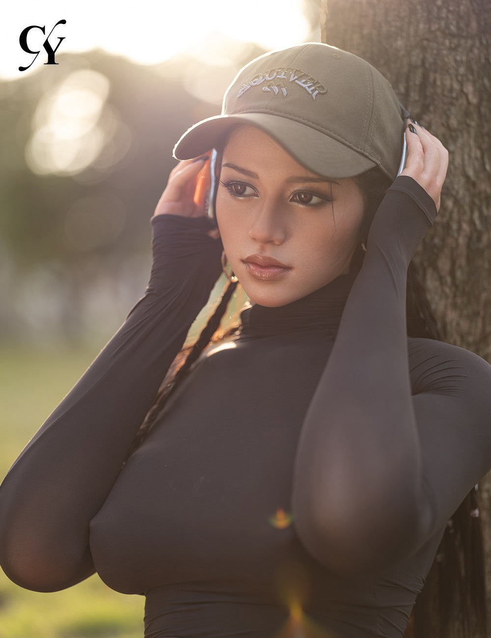 Amber seksa lelle (TOP CYDOLL 170 cm D veida kauss TPE + silikons)