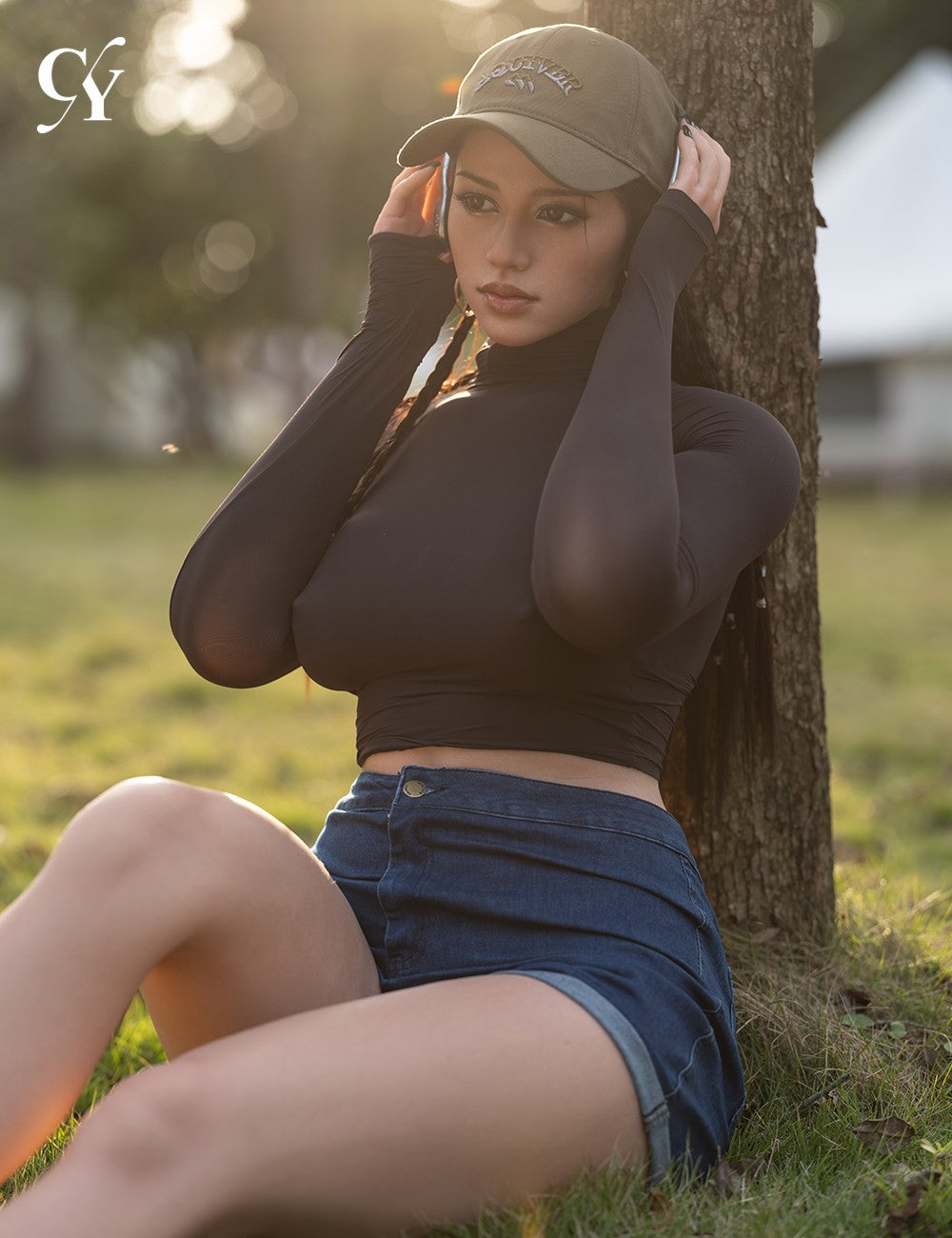 Amber seksa lelle (TOP CYDOLL 170 cm D veida kauss TPE + silikons)