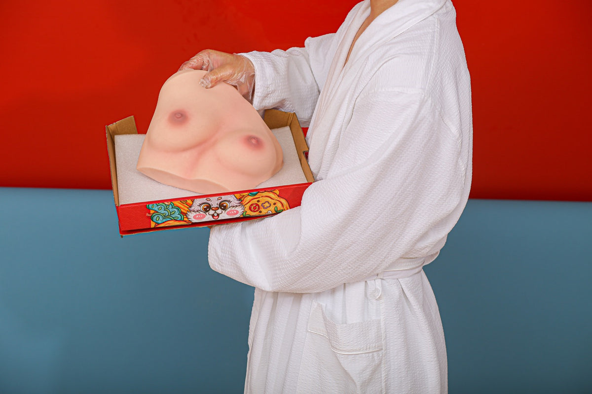 Krūts (S) rumpja seksa lelle (Climax Doll Pro A veida krūze, silikons)