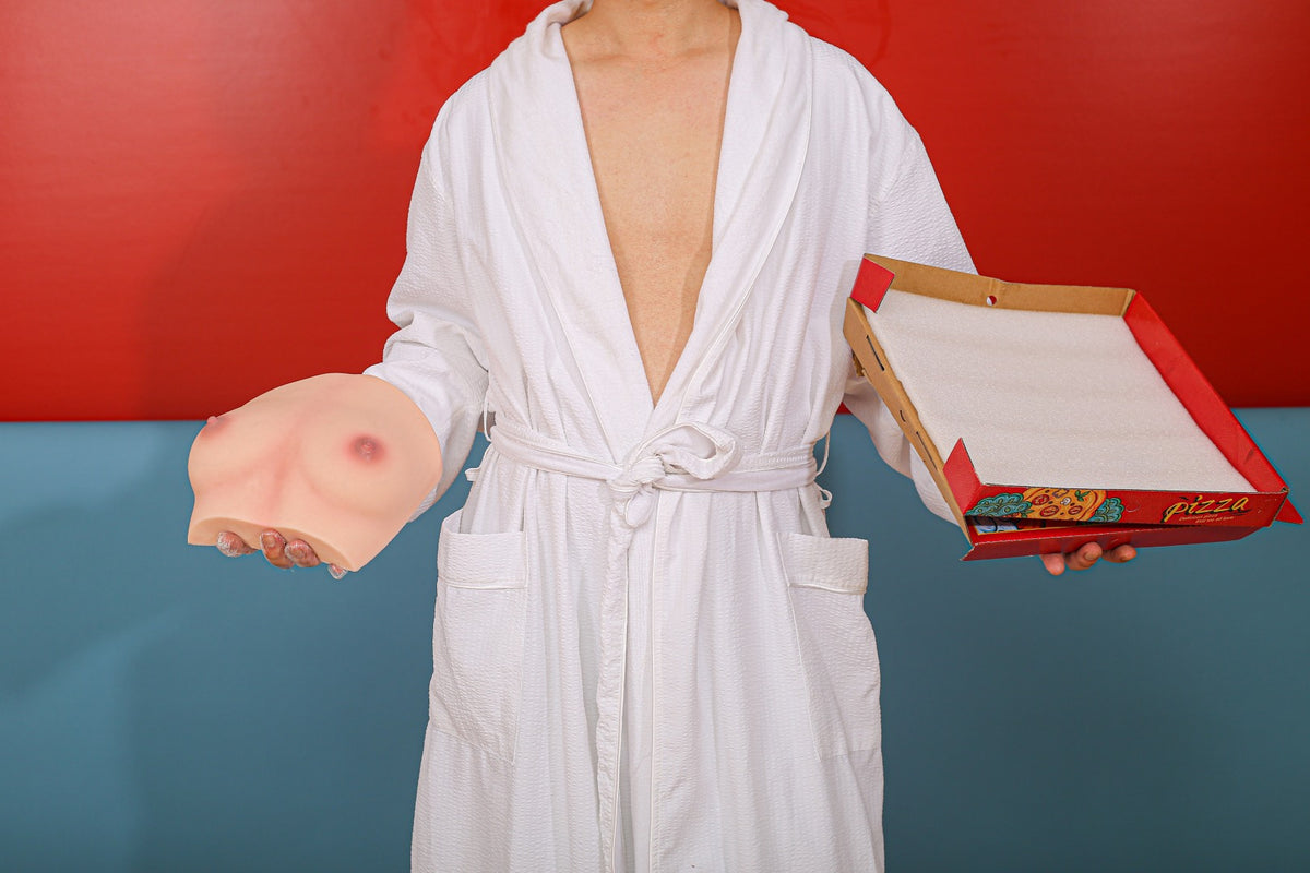 Krūts (S) rumpja seksa lelle (Climax Doll Pro A veida krūze, silikons)