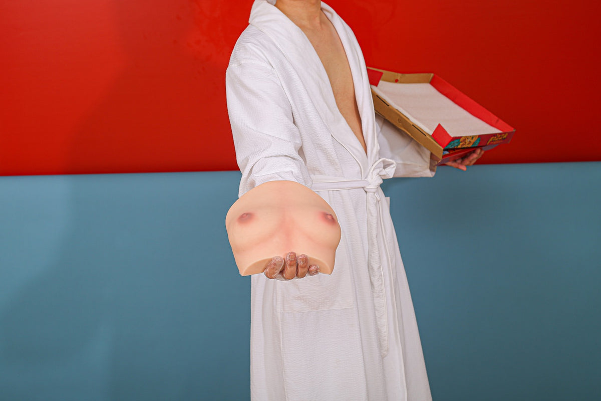 Krūts (S) rumpja seksa lelle (Climax Doll Pro A veida krūze, silikons)