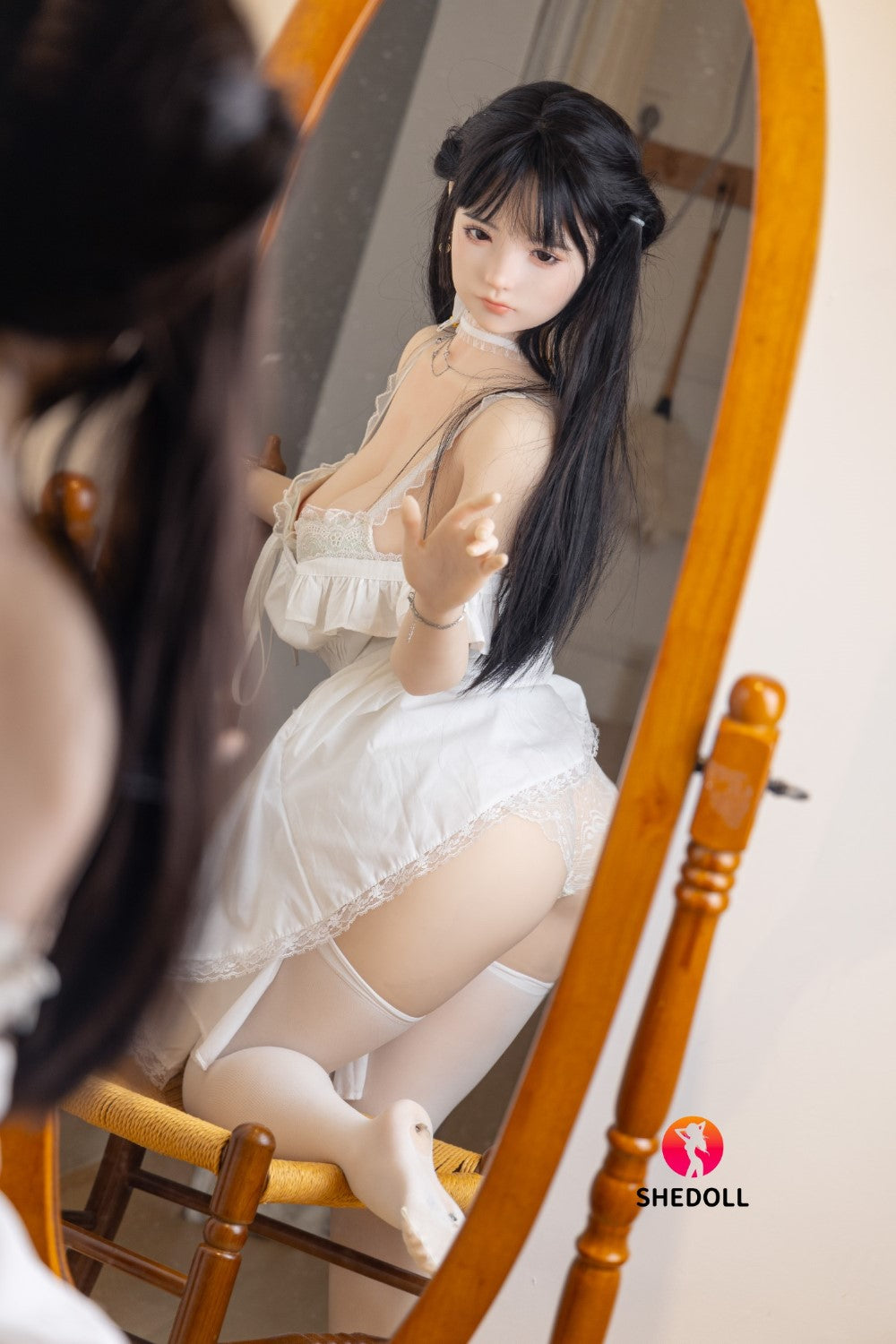 Freija seksa lelle (SHEDOLL 156 cm E-Cuss #SH060 2.0 TPE+Silikona)
