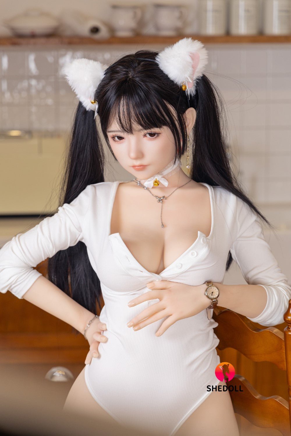 Freija seksa lelle (SHEDOLL 156 cm E-Cuss #SH060 2.0 TPE+Silikona)