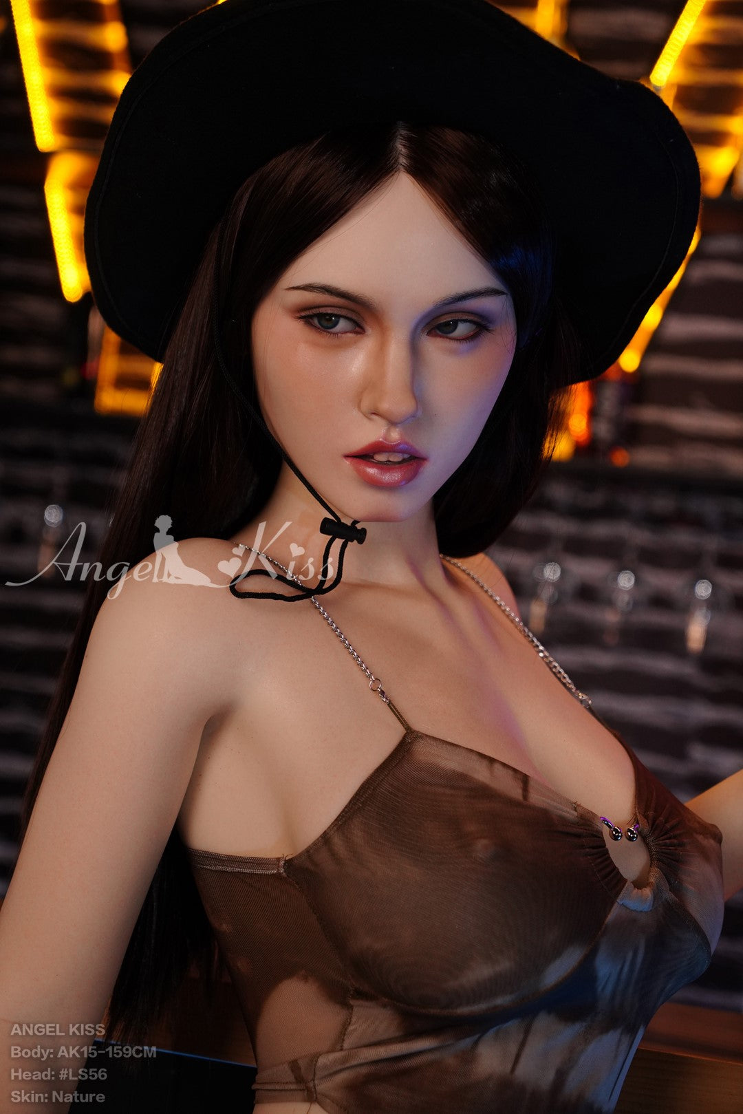Brūkas seksa lelle (AK-Doll 159cm F-Cup LS#56 silikons
