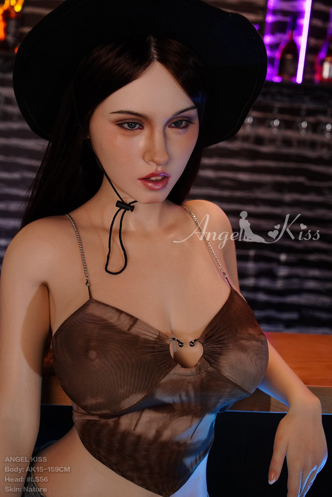 Brūkas seksa lelle (AK-Doll 159cm F-Cup LS#56 silikons
