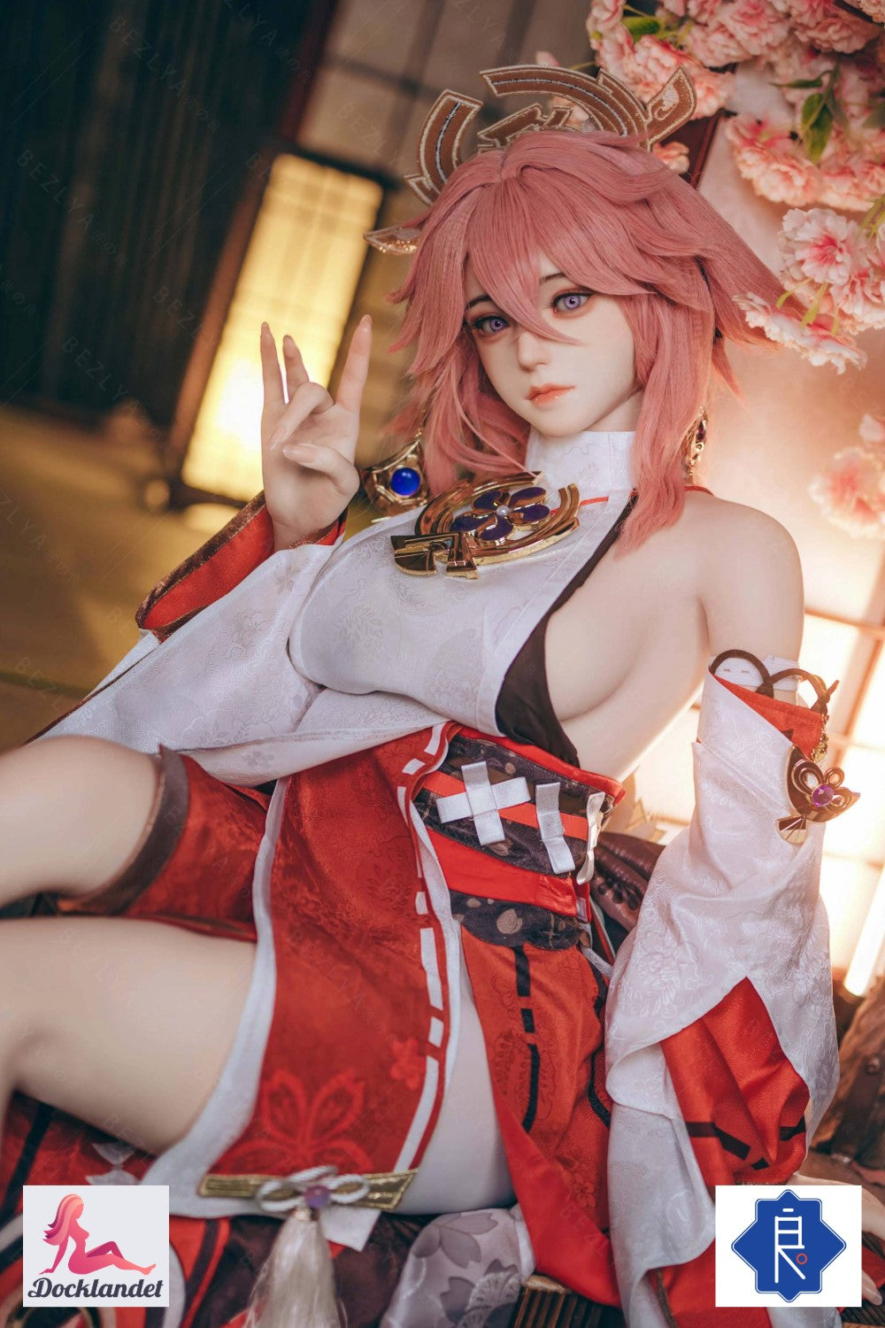 Kampanula seksa lelle (Bezlya Doll 155cm E-kauss 2.2CF Silikona) YaeMiko