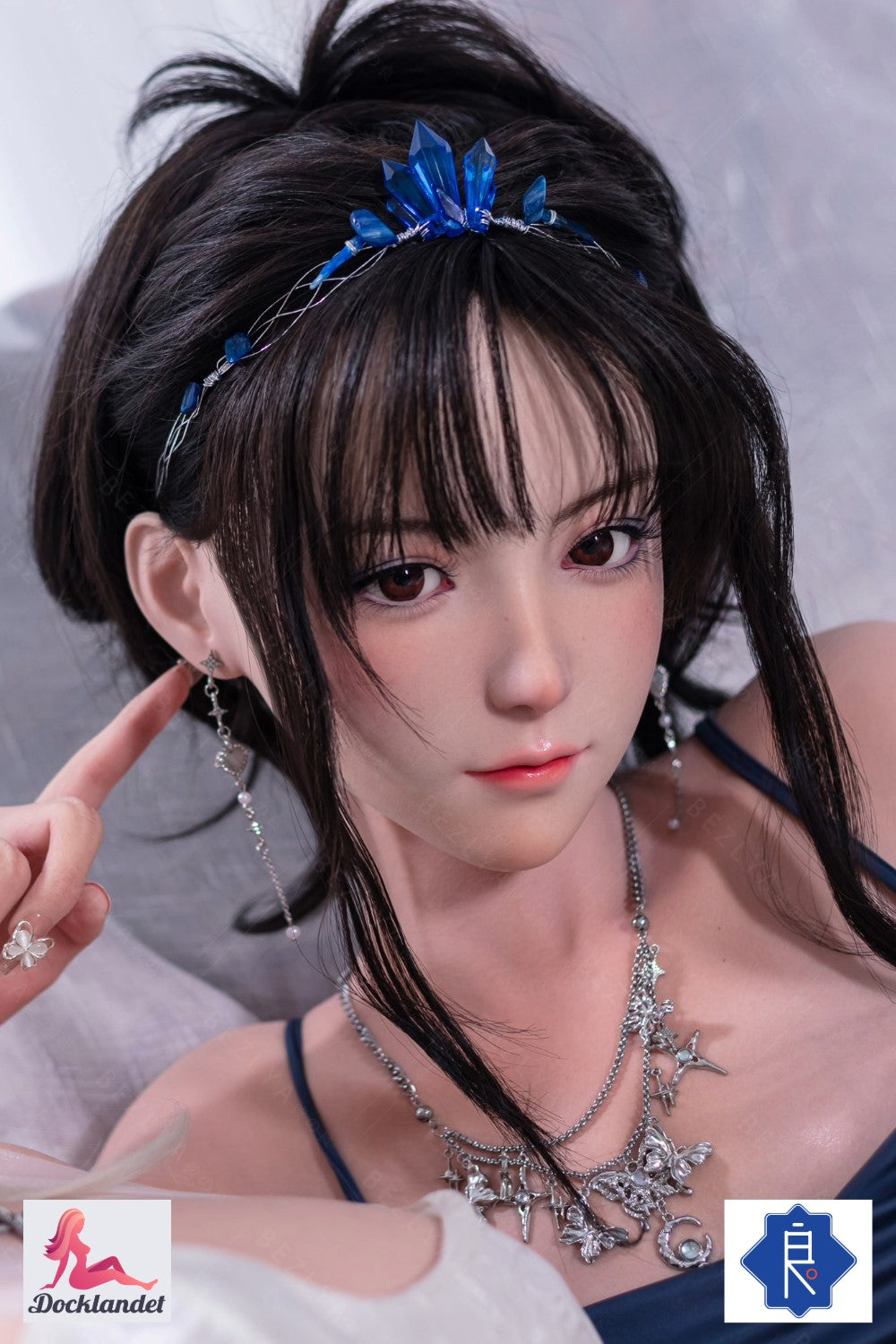 Seksa lelle Gardēnija (Bezlya Doll 155 cm D veida kauss, silikons)
