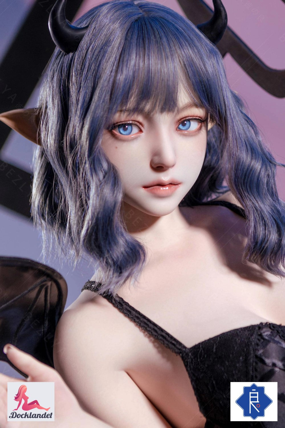 Kampanulas velna likuma seksa lelle (Bezlya Doll 149 cm D veida kauss, silikons)