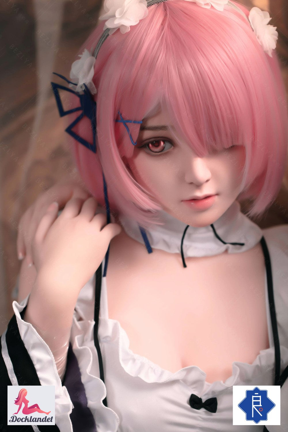 Seksa lelle ietvarā (Bezlya Doll 149 cm D-kauss TPE + silikons)