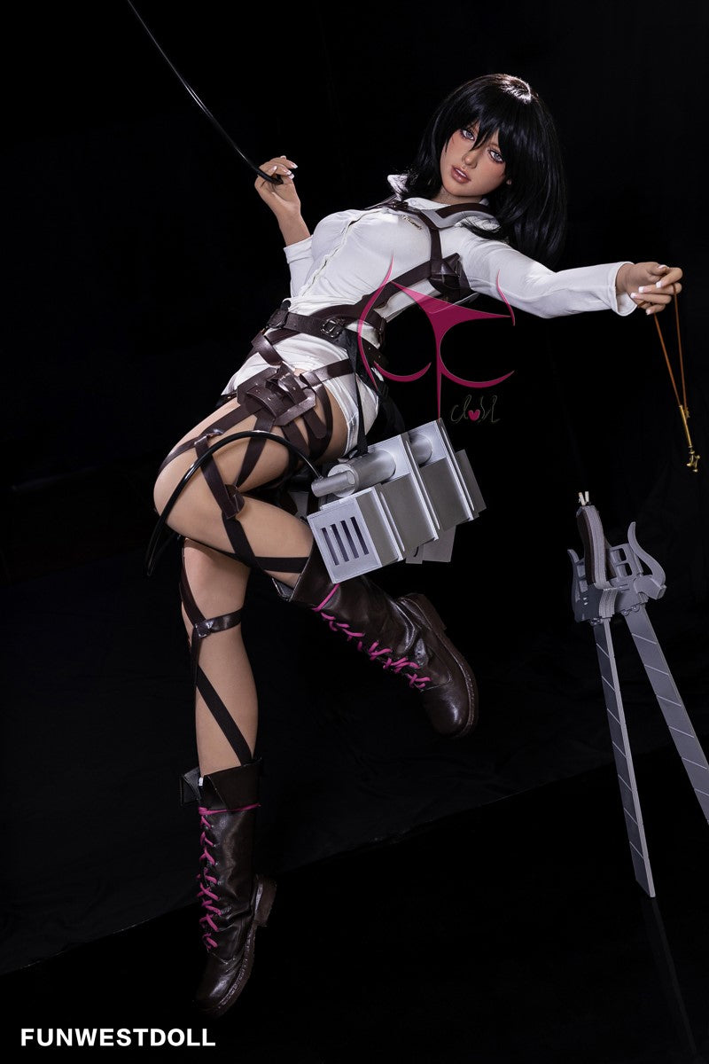 Mikasa Hloja seksa lelle (FunWest Doll 159 cm A kauss #035 TPE)