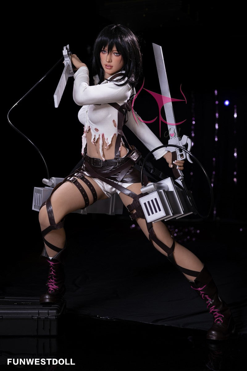 Mikasa Hloja seksa lelle (FunWest Doll 159 cm A kauss #035 TPE)