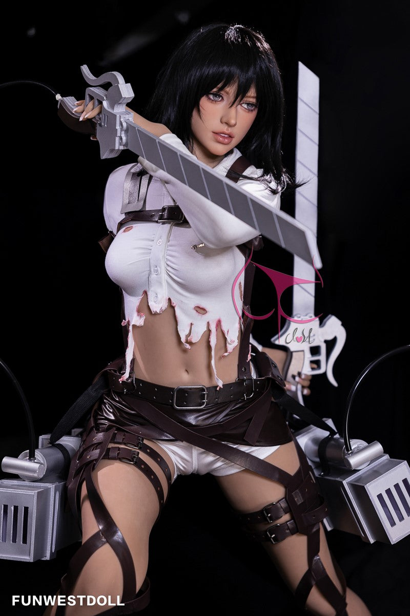 Mikasa Hloja seksa lelle (FunWest Doll 159 cm A kauss #035 TPE)