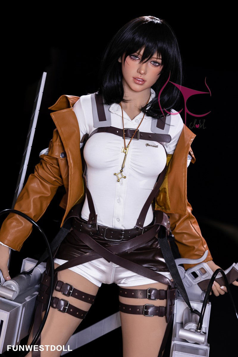 Mikasa Hloja seksa lelle (FunWest Doll 159 cm A kauss #035 TPE)