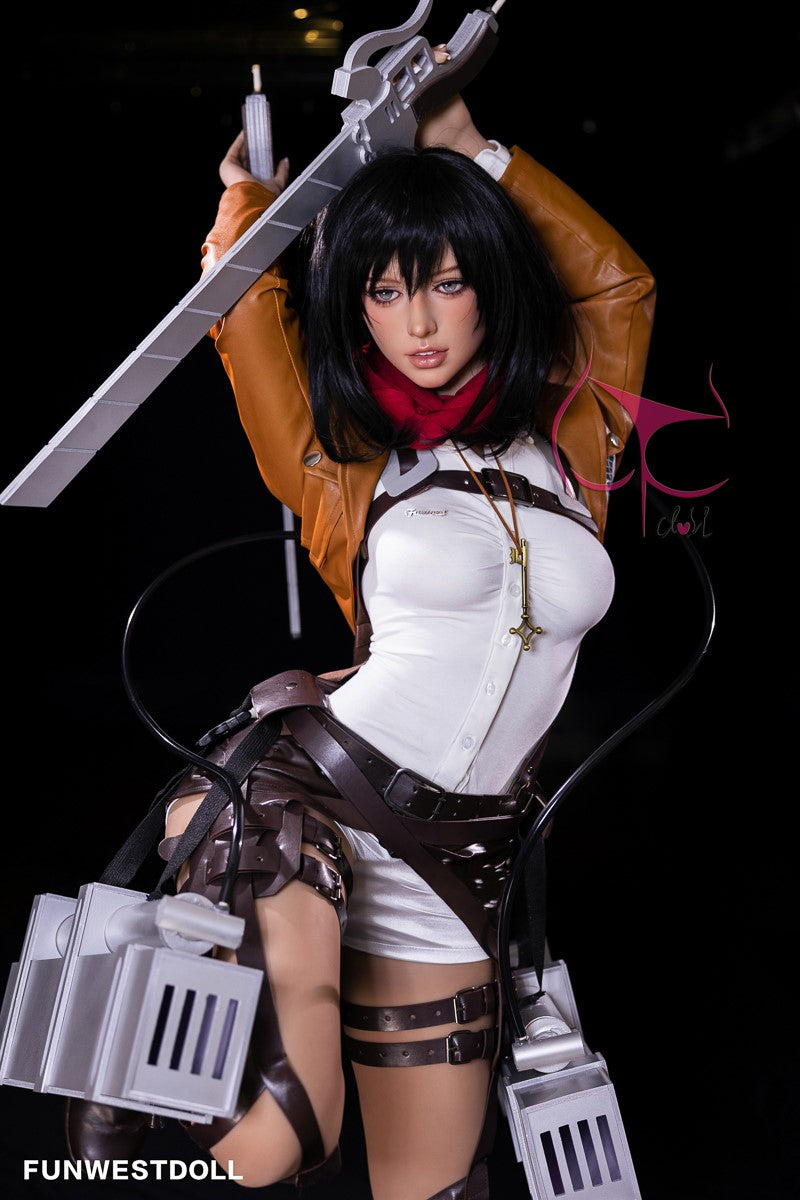 Mikasa Hloja seksa lelle (FunWest Doll 159 cm A kauss #035 TPE)