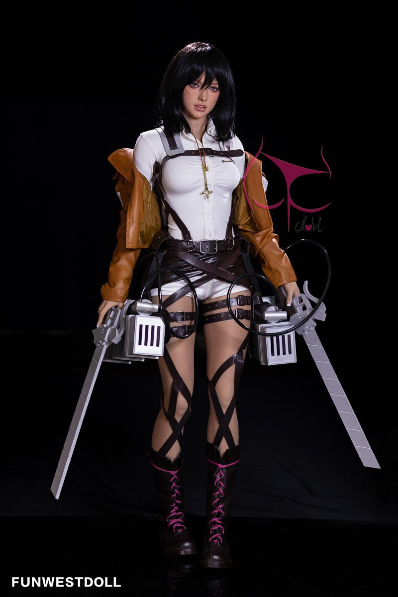 Mikasa Hloja seksa lelle (FunWest Doll 159 cm A kauss #035 TPE)