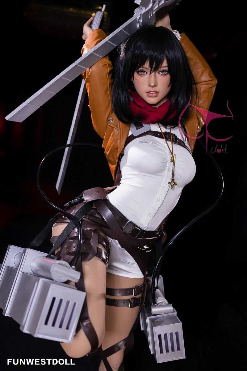 Mikasa Hloja seksa lelle (FunWest Doll 159 cm A kauss #035 TPE)