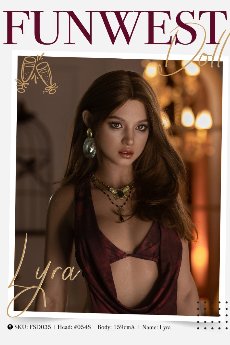 Lyra seksa lelle (FunWest Doll 159 cm A-kauss #054S RST silikons)