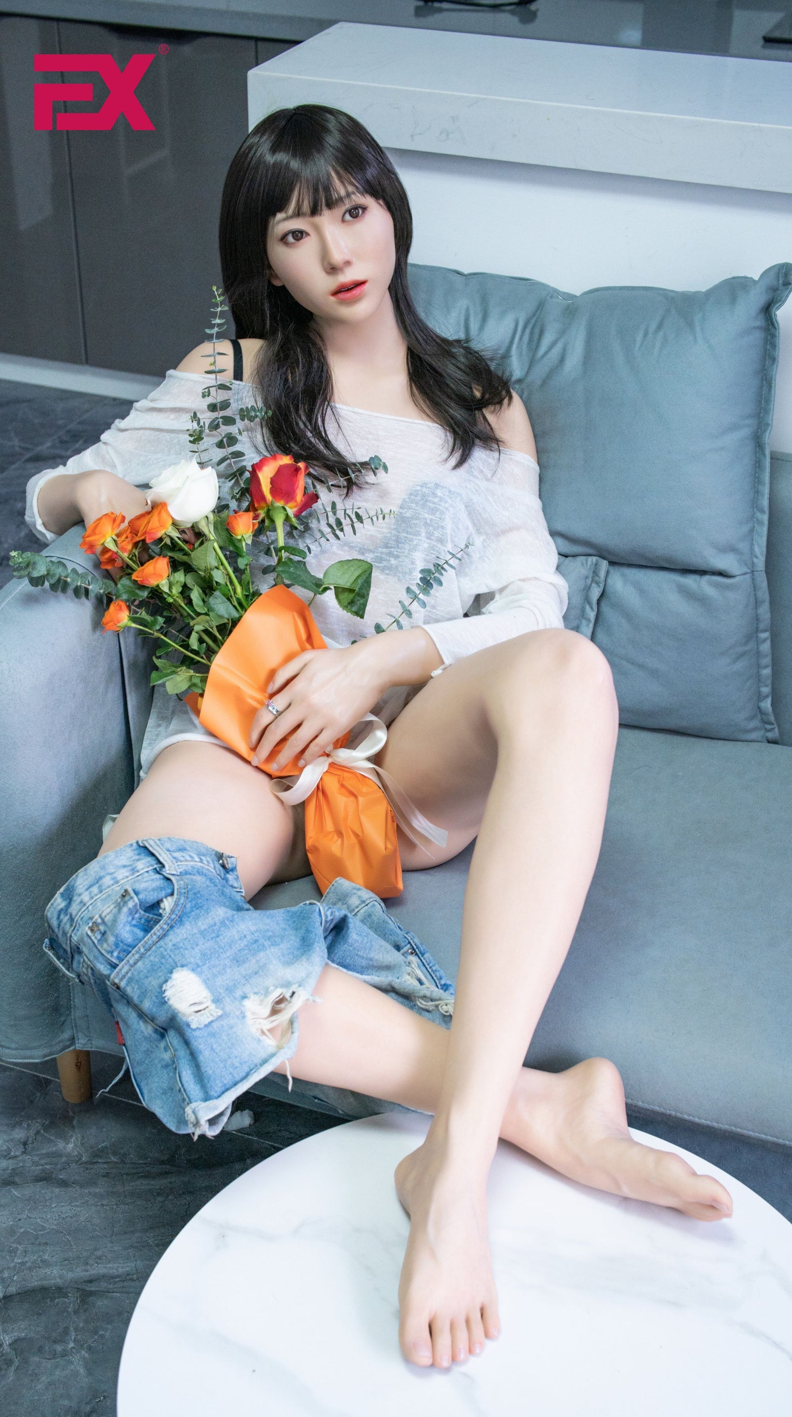 Monika V1 seksa lelle (EXDoll 162 cm B kauss #Exclone Silicone)