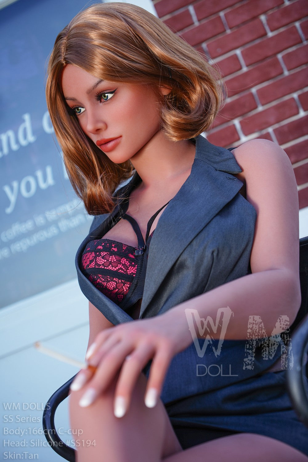 Annija seksa lelle (WM-Doll 166 cm C-Cus #SS194 TPE+Silikona)