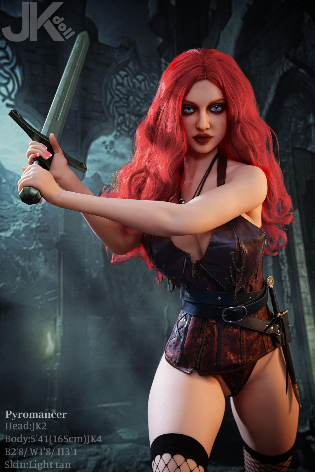 Pyromancer seksa lelle (JK-Doll 165 cm D-Cup JK2 TPE)