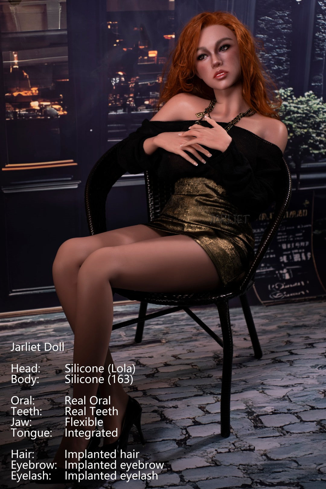 Seksa lelle Lola (Jarliet 163 cm D-Cup silikona)
