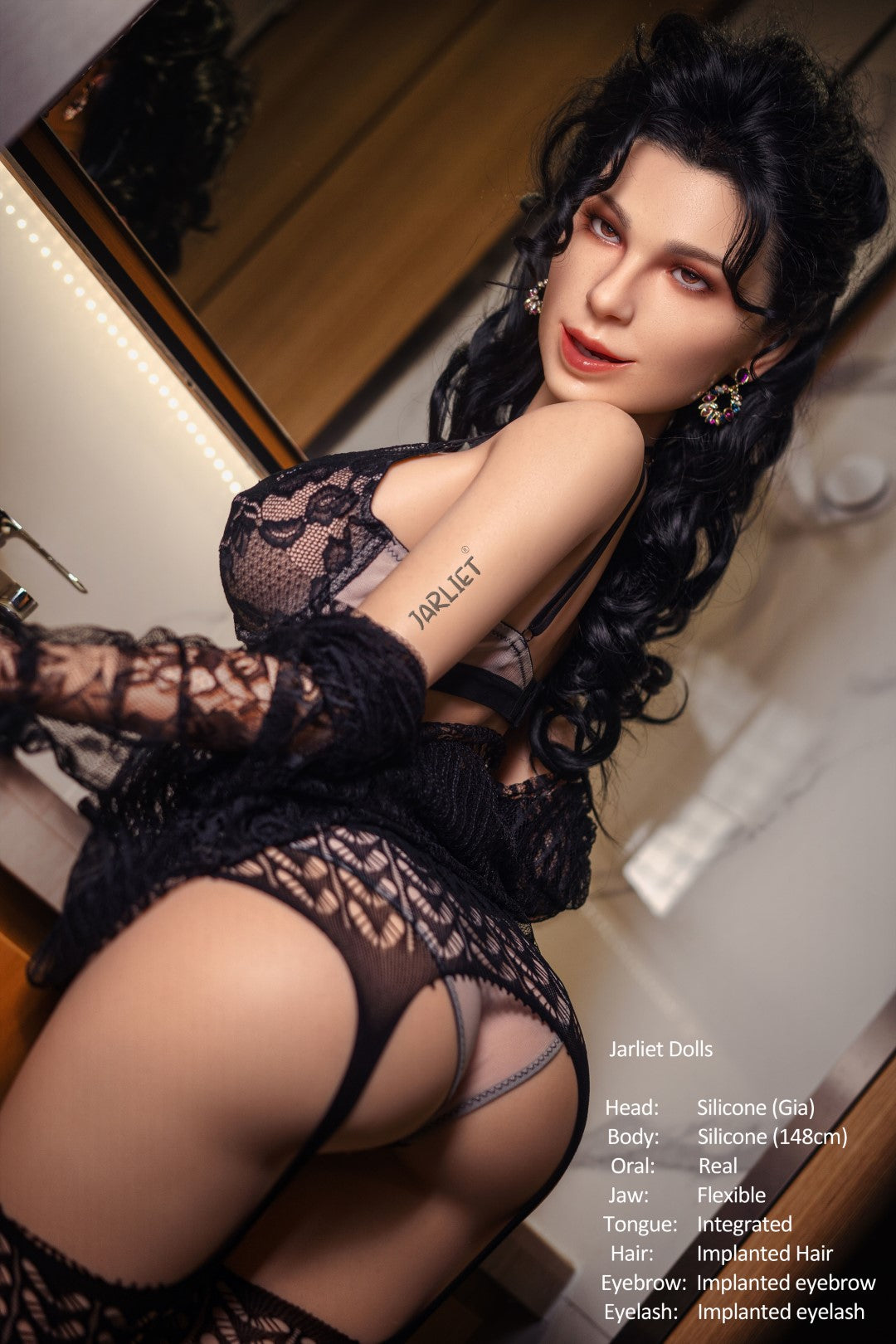 Gia seksa lelle (Jarliet 148 cm E-Cup silikona)