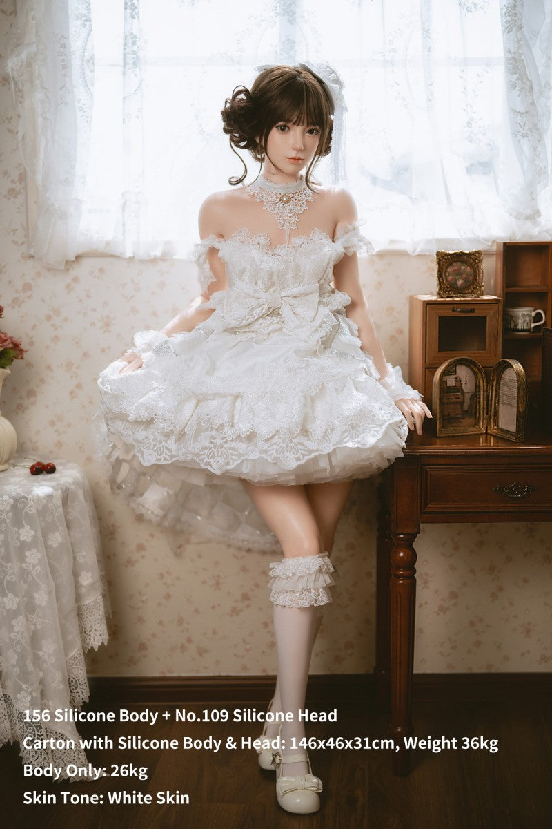 Seksa lelle Lolita (Jiusheng 156 cm B-Cup #109 silikons)