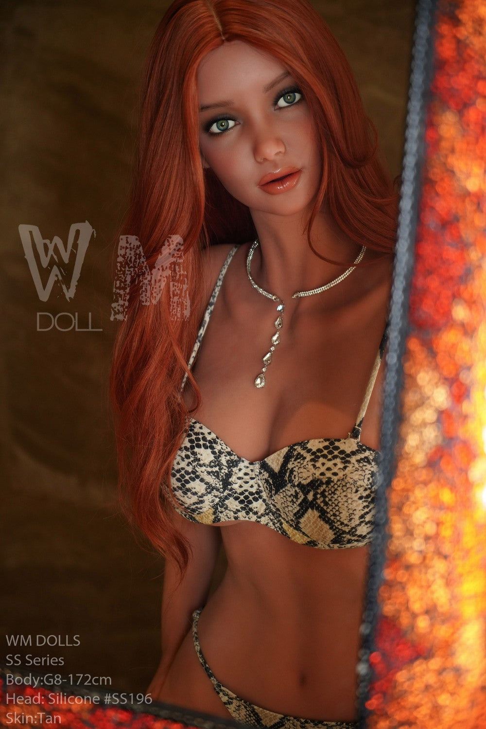 Seksa lelle Rebeka (WM-Doll 172 cm D-Cus #SS196 TPE+Silikona)