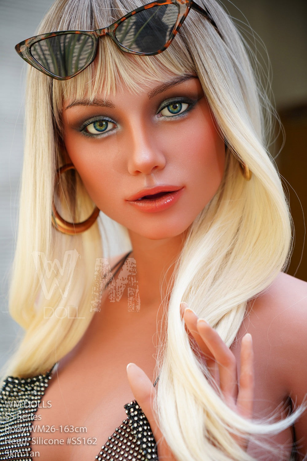 Seksa lelle Andžela (WM-Doll 163 cm D-Cus #SS162 TPE+Silikona)