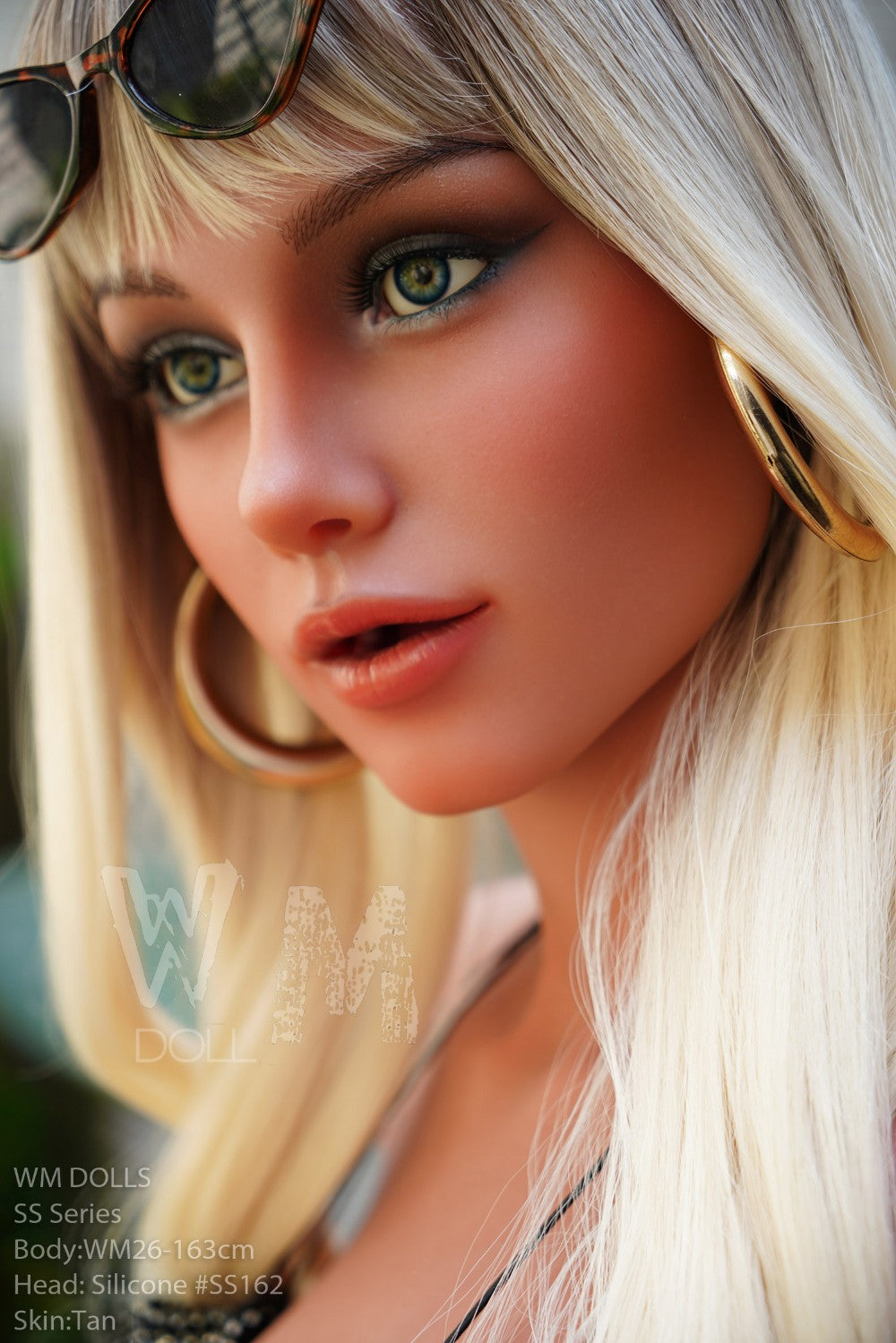 Seksa lelle Andžela (WM-Doll 163 cm D-Cus #SS162 TPE+Silikona)