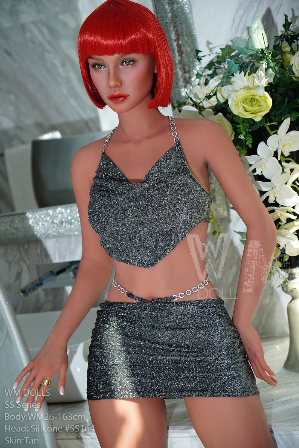 Seksa lelle Tesa (WM-Doll 163 cm D-Cup #SS164 TPE+Silikona)