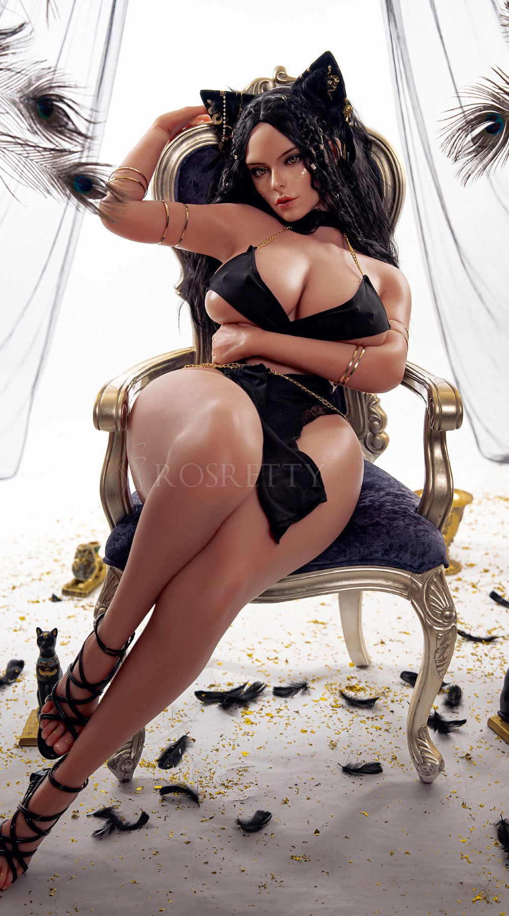 Seksa lelle Hebbe (Rosretty Doll 156 cm D-Cup #S17 silikona)