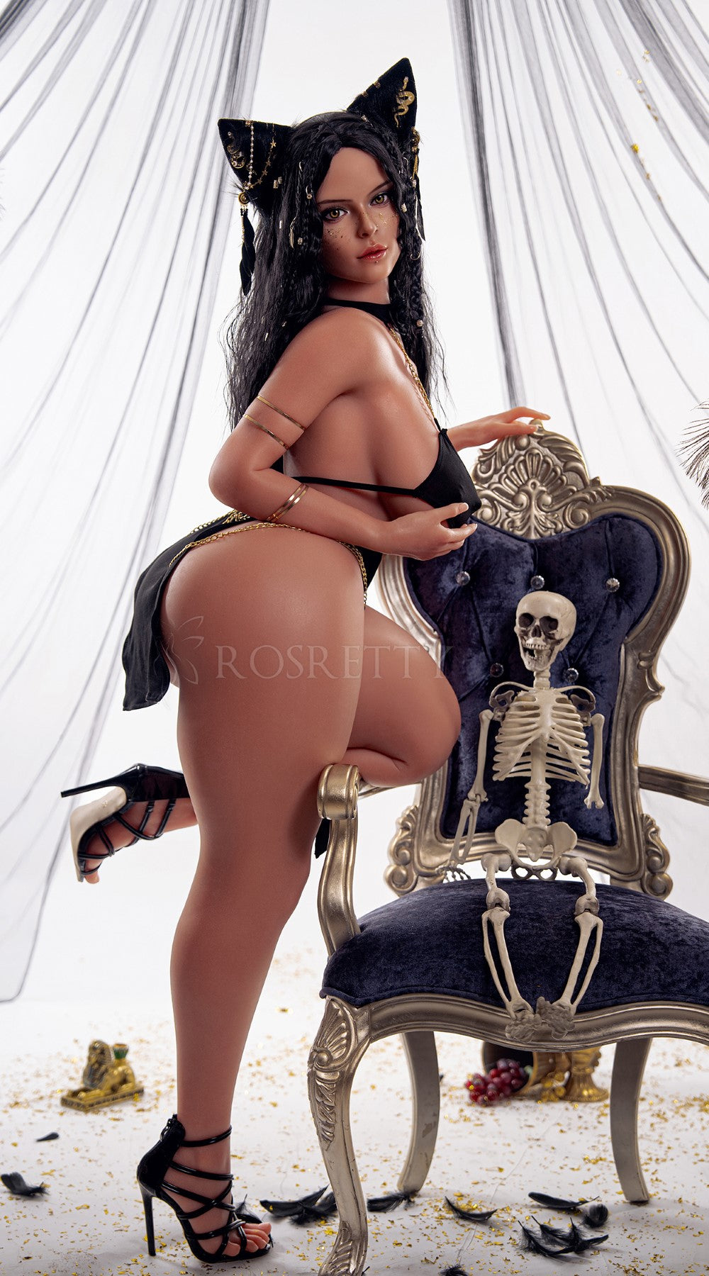 Seksa lelle Hebbe (Rosretty Doll 156 cm D-Cup #S17 silikona)