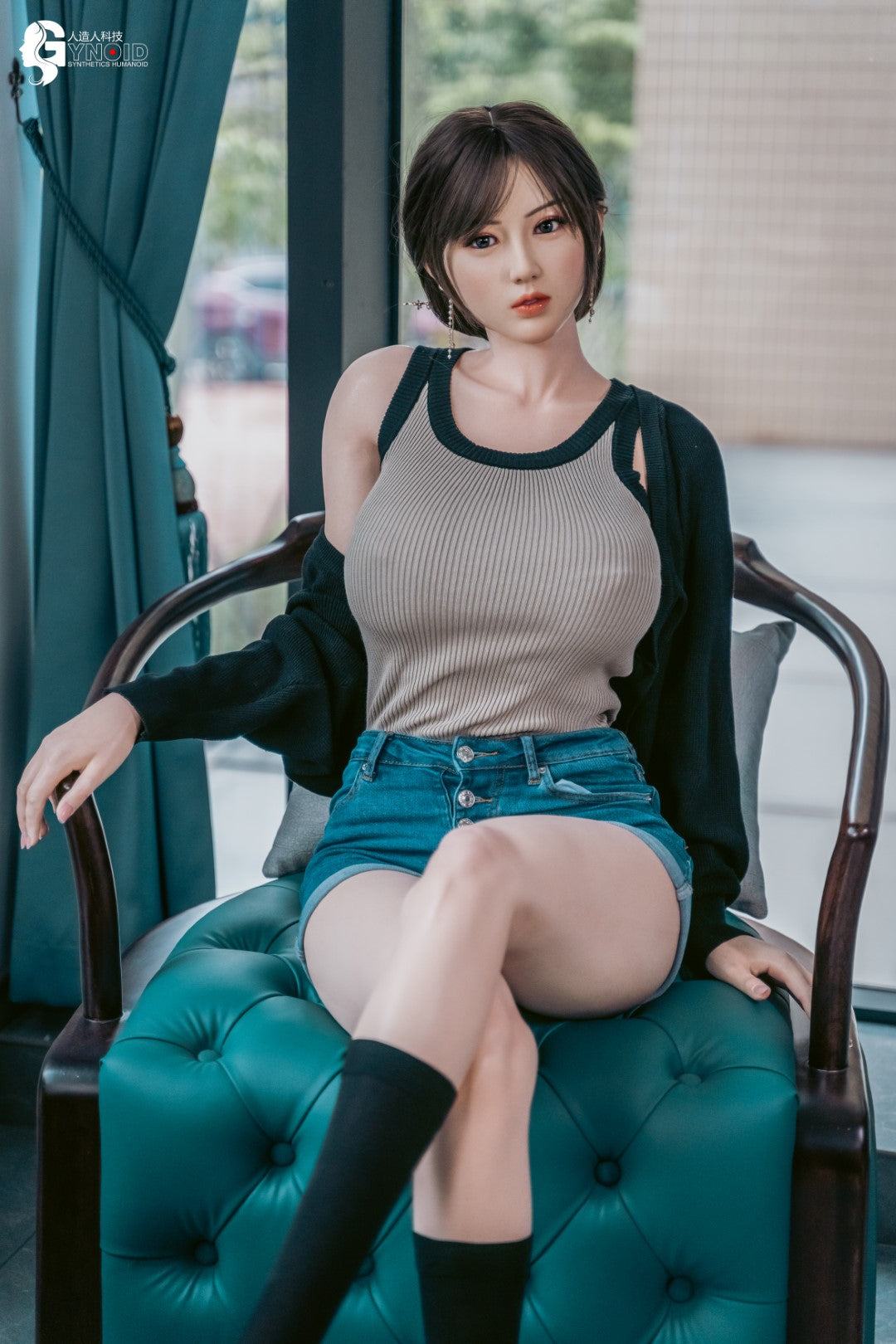 Seksa lelle Leyla Model 19R Deluxe (Gynoid Doll 168 cm F-Cup silikona)