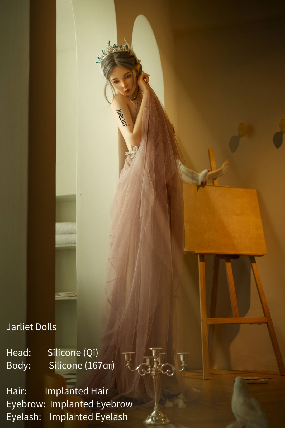 Cji seksa lelle (Jarliet 167 cm B-Cup silikona)