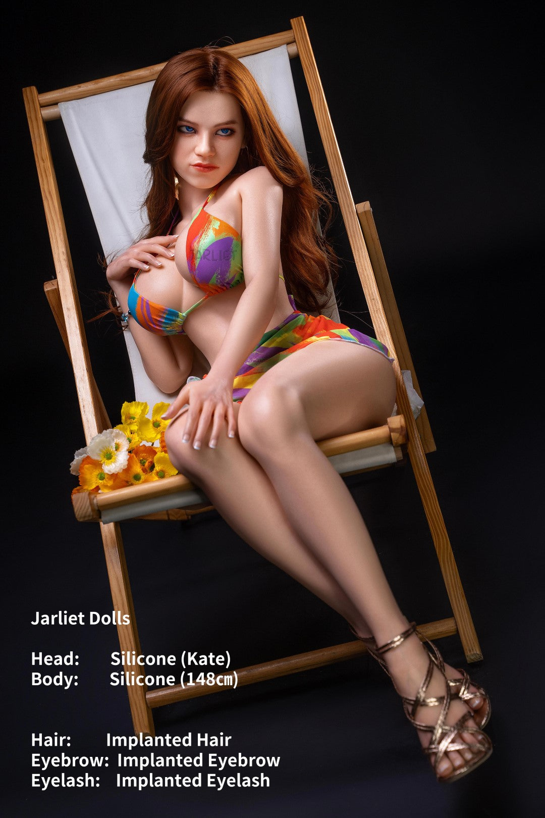 Keitas seksa lelle (Jarliet 148 cm E-Cup silikona)