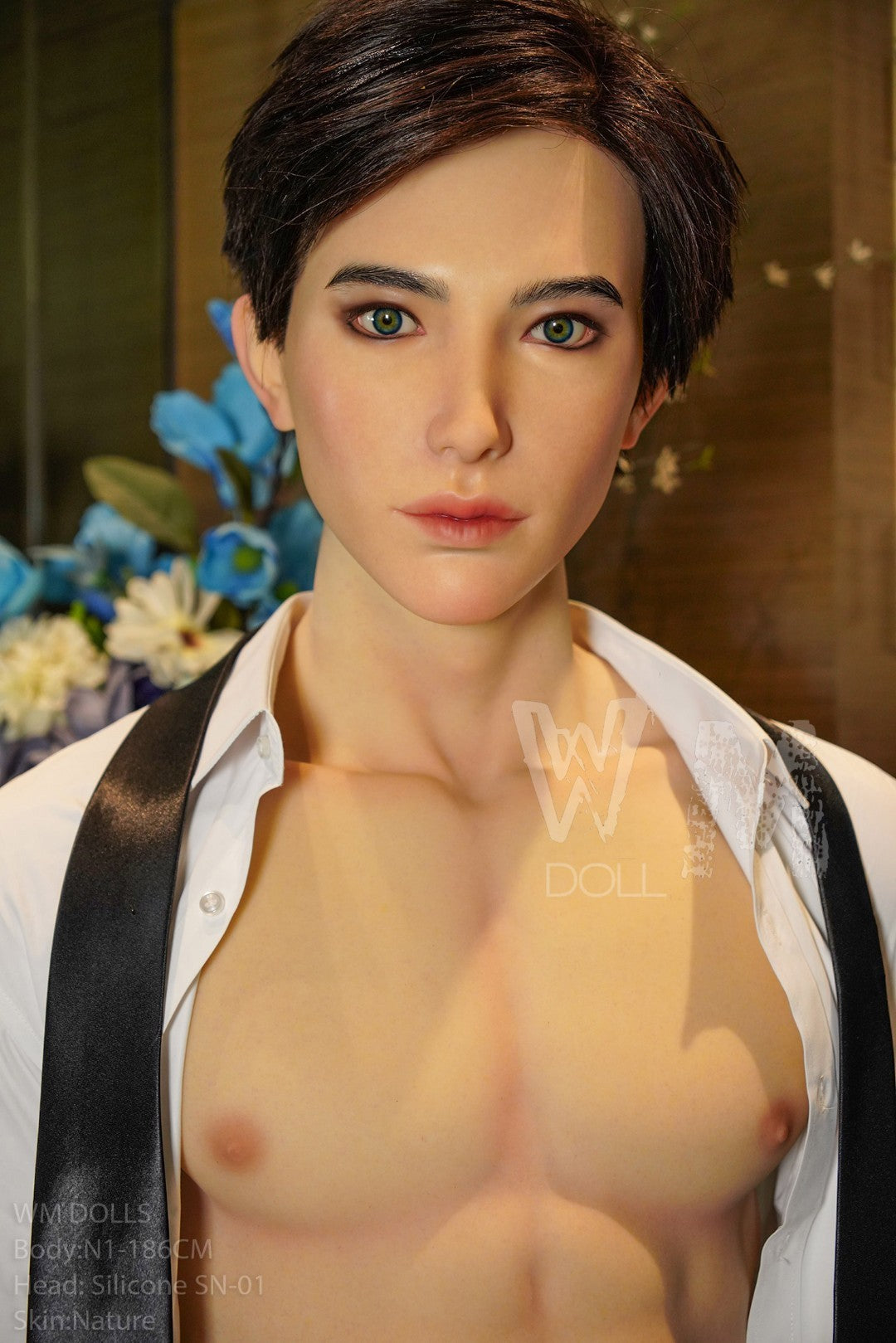 Kenji vīriešu dzimuma lelle (WM-Doll 186cm #N1 silikons)