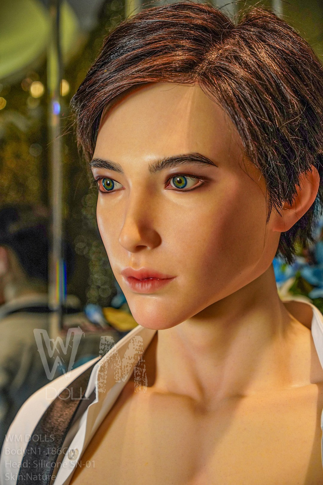 Kenji vīriešu dzimuma lelle (WM-Doll 186cm #N1 silikons)