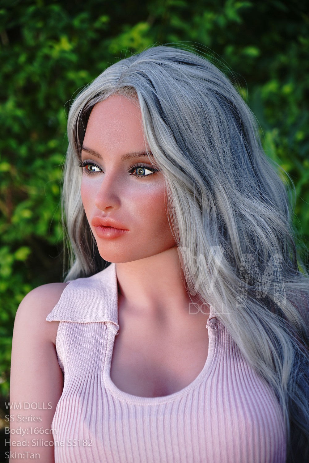 Seksa lelle Edvīna (WM-Doll 166 cm C-Cus #SS182 TPE+Silikona)