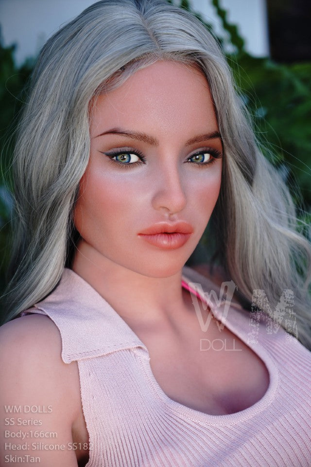 Seksa lelle Edvīna (WM-Doll 166 cm C-Cus #SS182 TPE+Silikona)