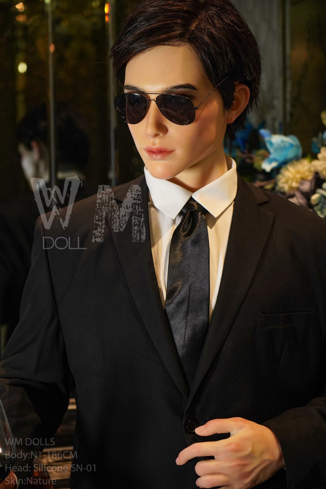 Kenji vīriešu dzimuma lelle (WM-Doll 186cm #N1 silikons)