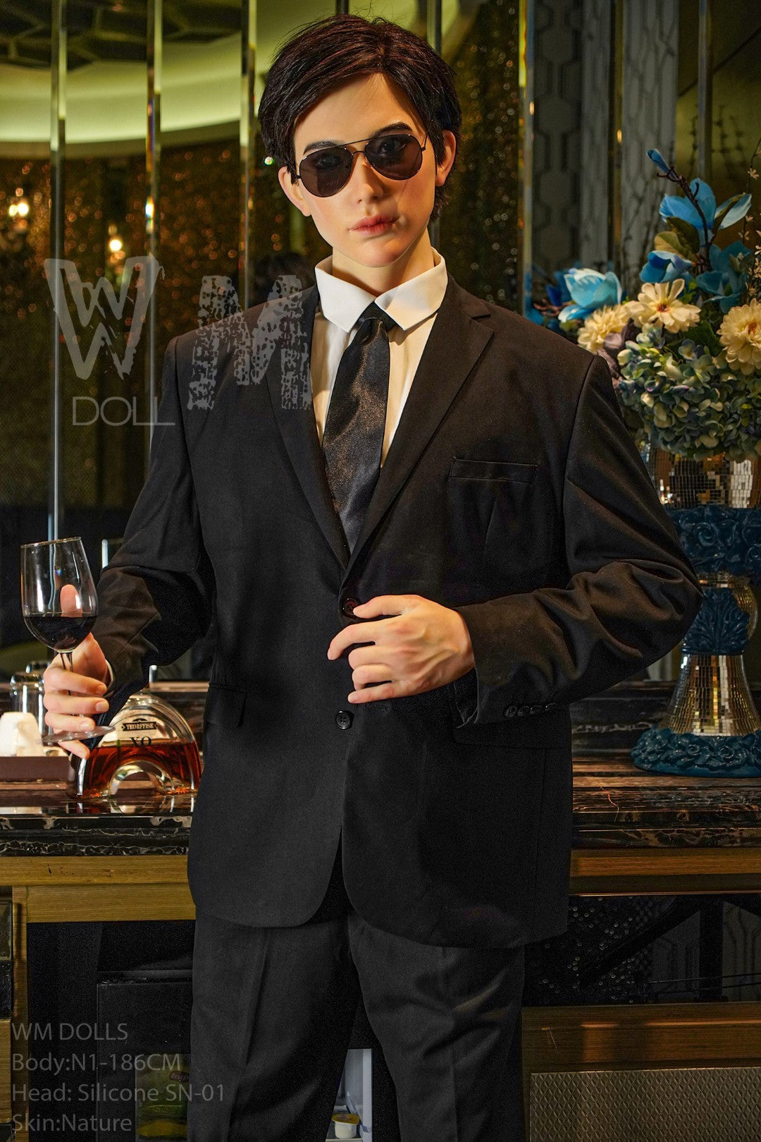 Kenji vīriešu dzimuma lelle (WM-Doll 186cm #N1 silikons)