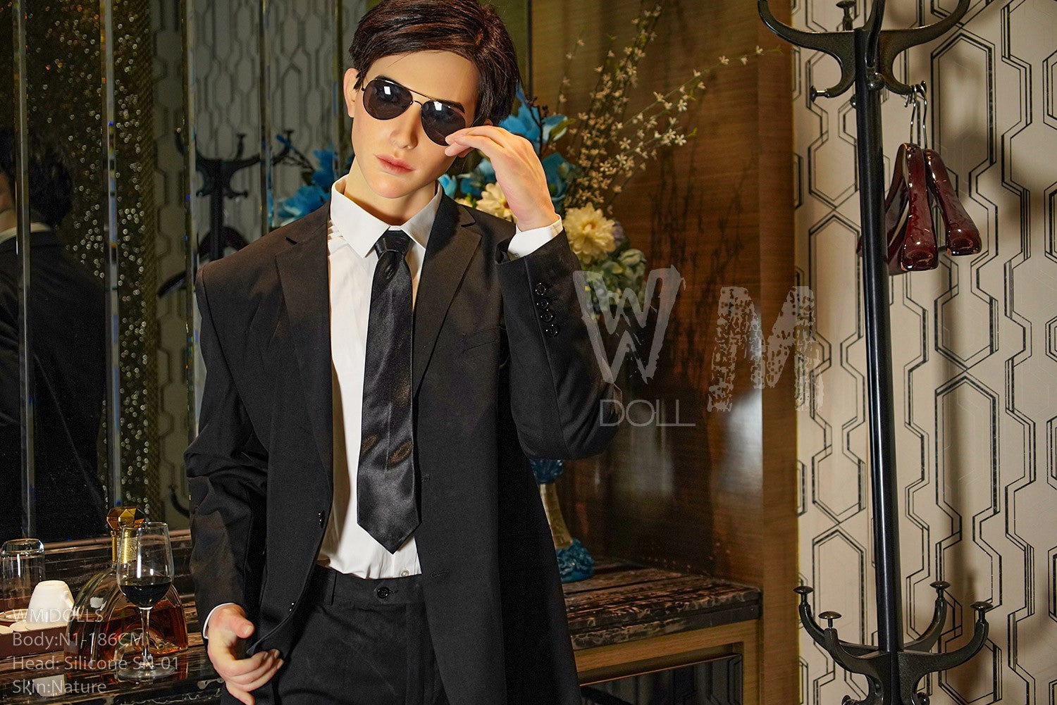 Kenji vīriešu dzimuma lelle (WM-Doll 186cm #N1 silikons)