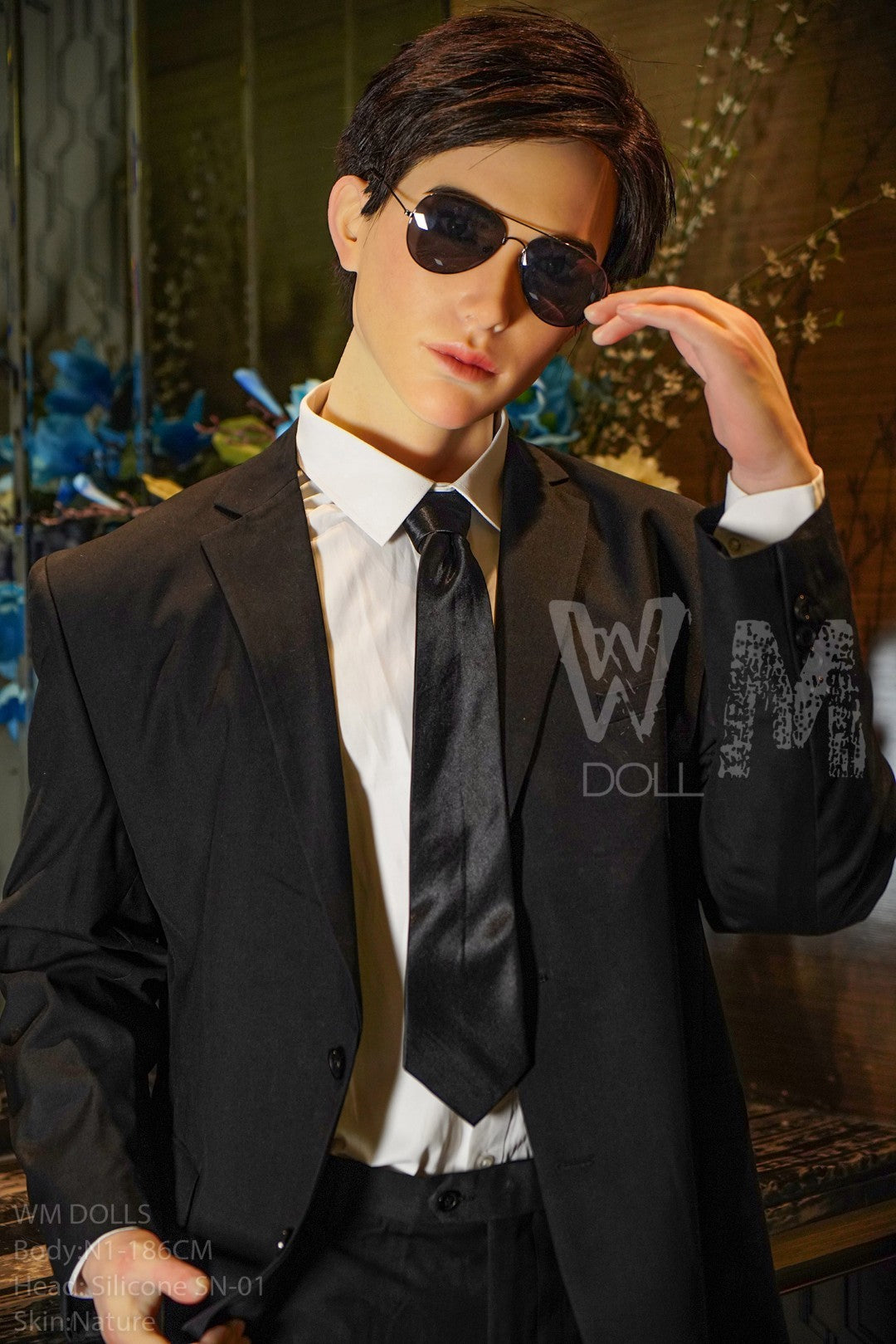 Kenji vīriešu dzimuma lelle (WM-Doll 186cm #N1 silikons)