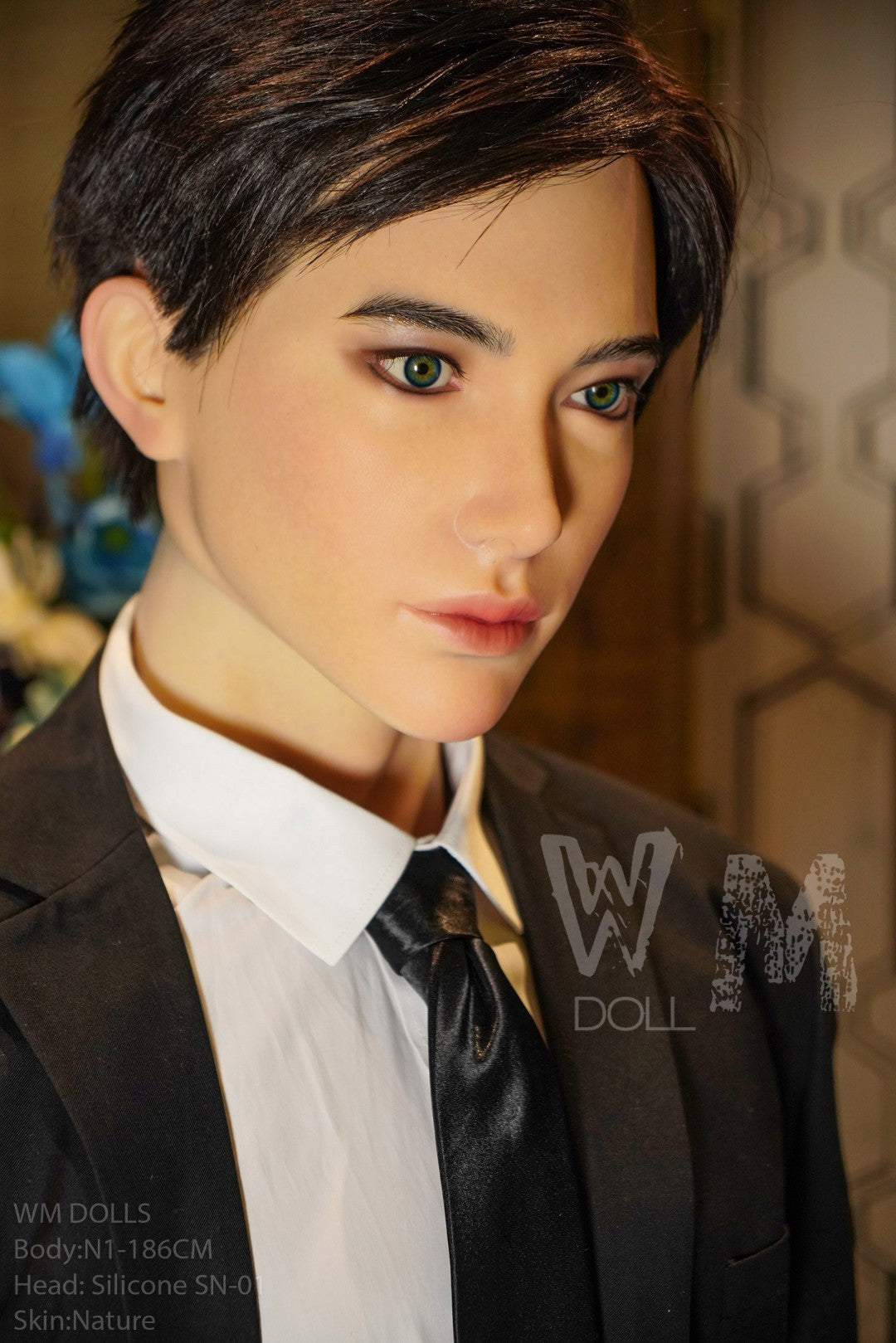 Kenji vīriešu dzimuma lelle (WM-Doll 186cm #N1 silikons)