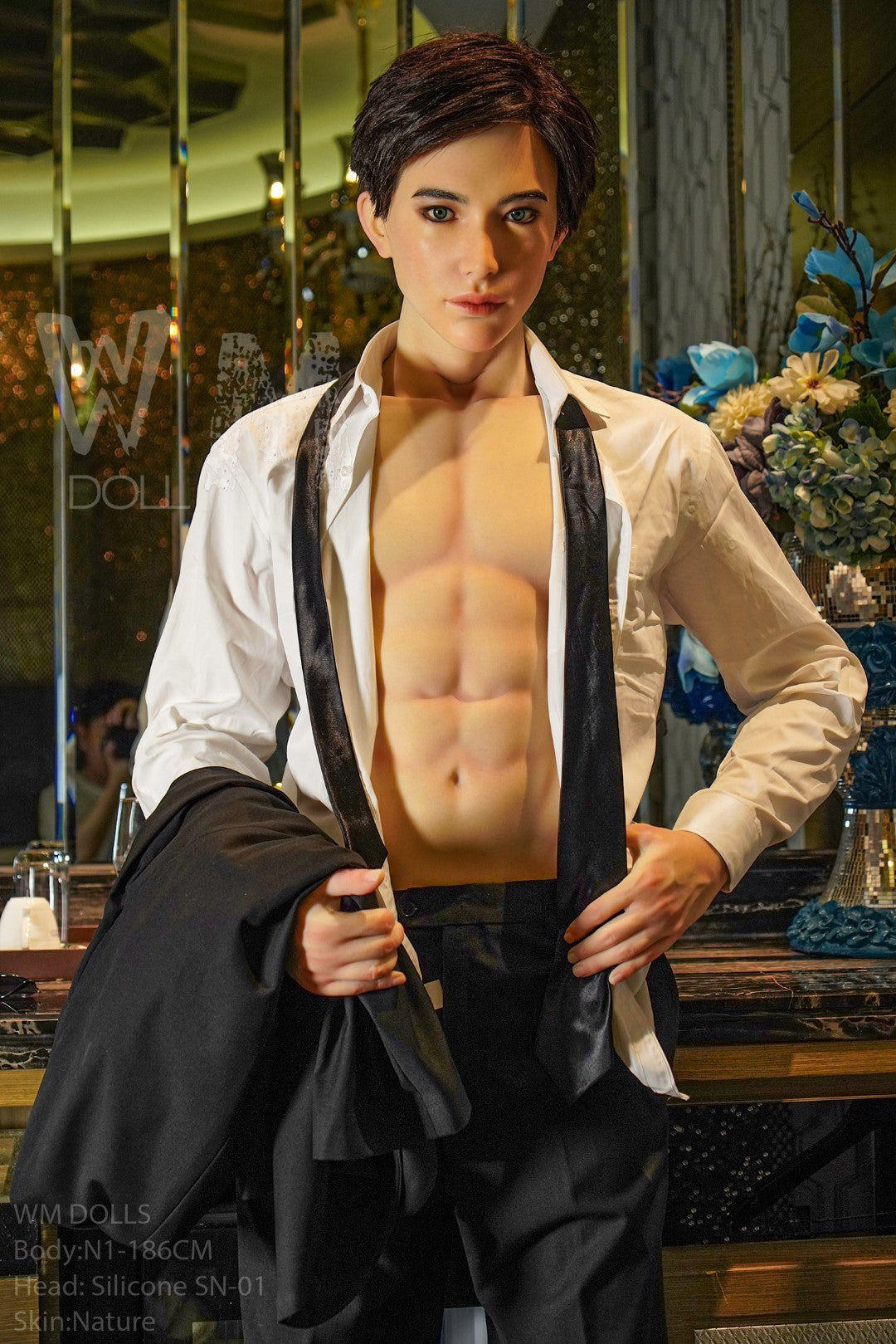 Kenji vīriešu dzimuma lelle (WM-Doll 186cm #N1 silikons)